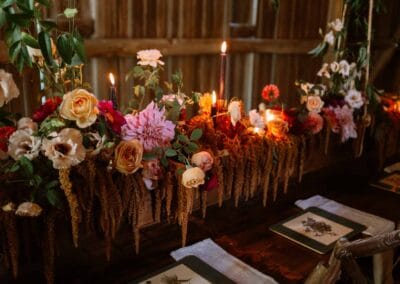 Dinner in a Barn