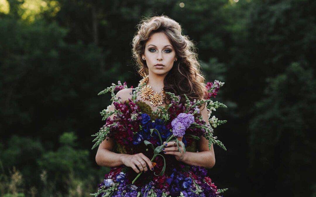 A Dress Made of Flowers