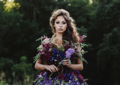 A Dress Made of Flowers