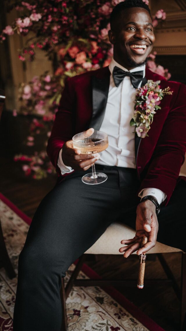 Shall we call him….. “The Duke of Alden”?

Host & Photos: @garnetdahlia
Coordination: @ke_coordination
Venue: @aldenvilla1881
Videographer: @retrosespectivefilms
Florist: @splintsanddaisies
Stationary: @corkandchambers
Rentals: @tayloredeventsandrentals
Hair: @sarak.beauty
MUA: @dezcruzbridal 
Cake: @sweetsadiescustomcakes
Dress: @lulus
Jewelry: @maejeanvintage
Shoes: @sheischeval
Car: @mopeds_and_scooters 
Models:  @thestyledduo 

#lancasterflorist #bridgertonflowers #florallapel